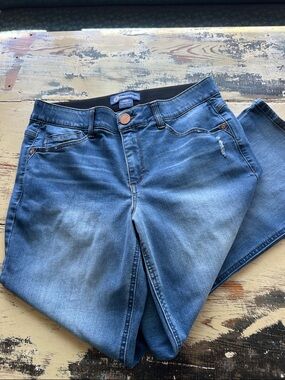 Democracy Light Blue Flare Wide Leg Jeans